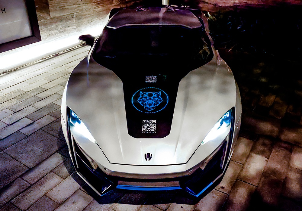 Lykan HyperSport at the Crypto Oasis Ecosystem Night, Cove Beach